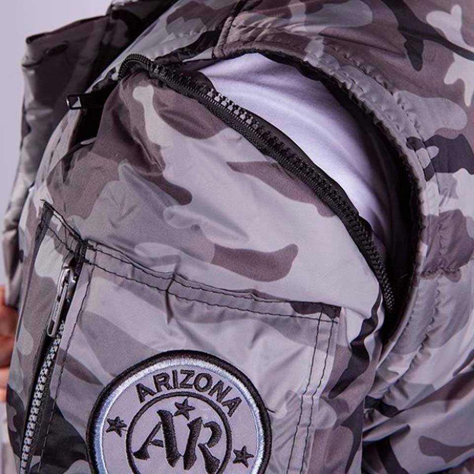 jaqueta moto camuflada