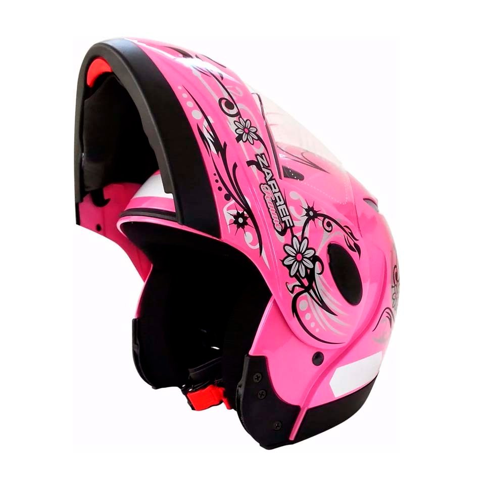 Capacete Taurus Zarref V3 Rosa Capacete Taurus Zarref V3 Rosa