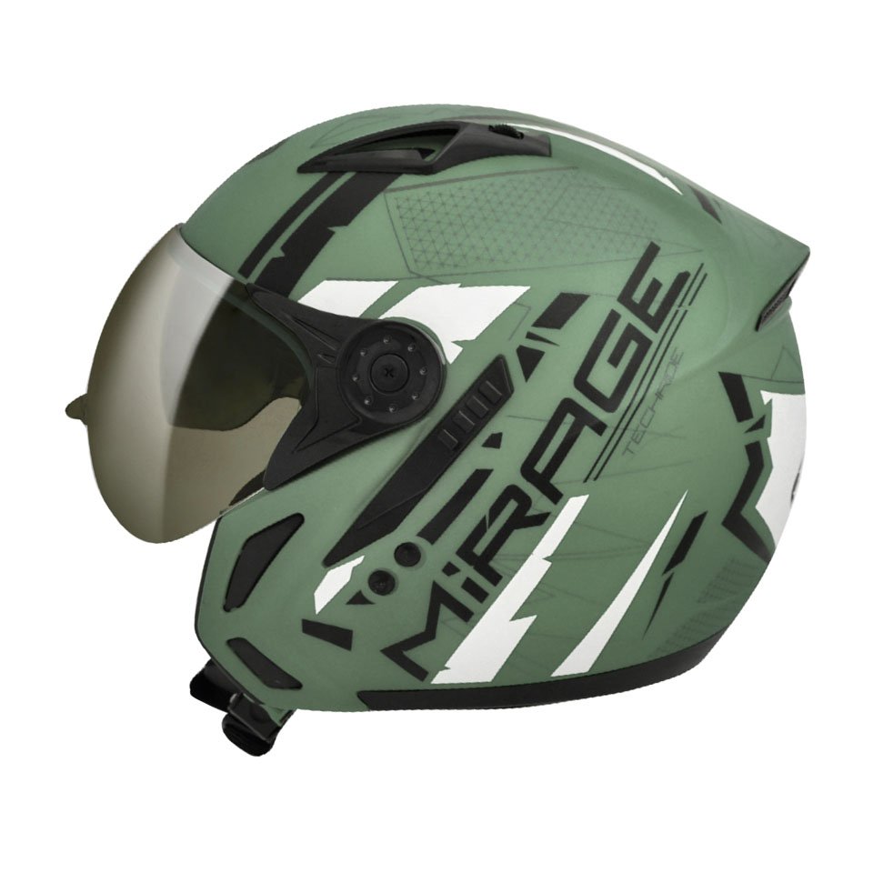 Capacete Peels Mirage Techride Verde Fosco Preto Capacete Peels Mirage Techride Verde Fosco/Preto