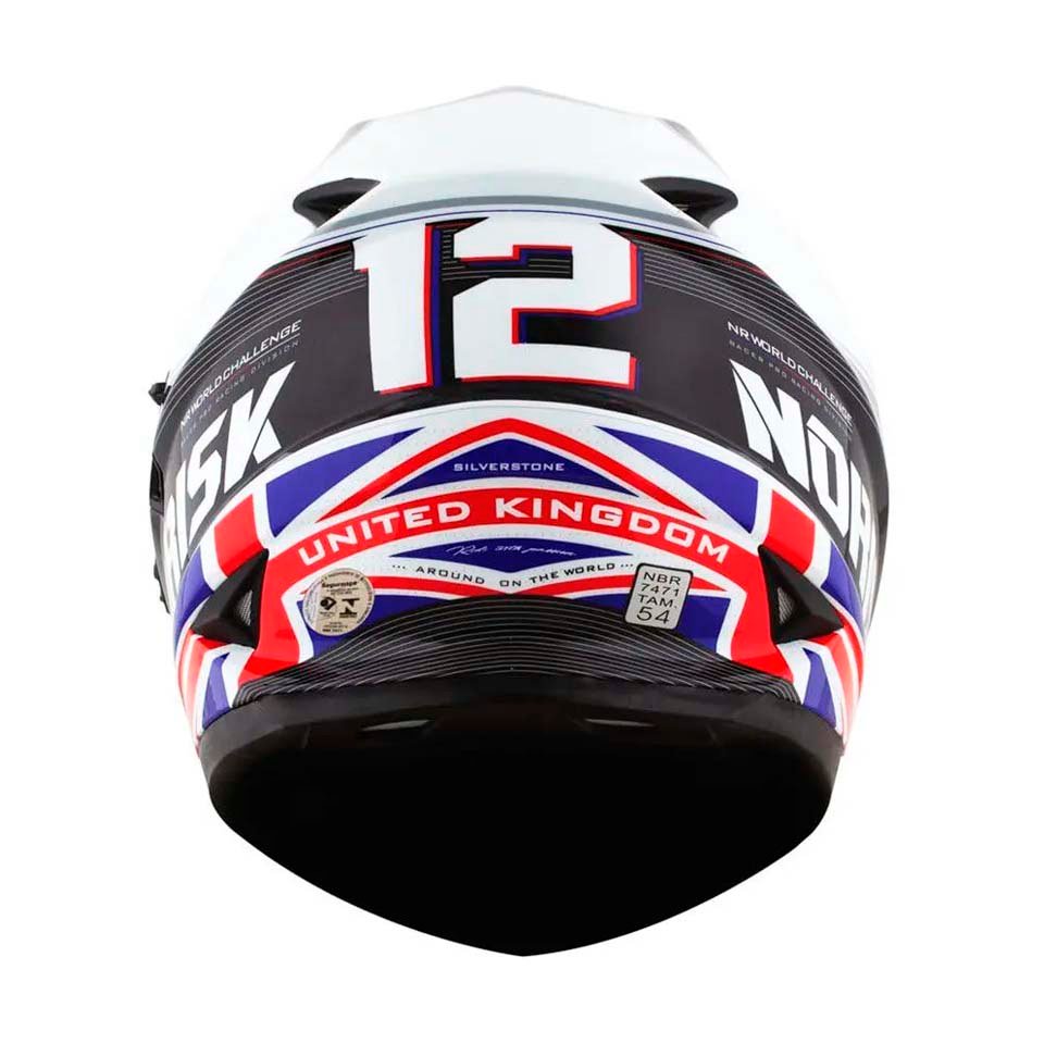 Capacete Norisk FF302 Grand Prix United Kingdom Capacete Norisk FF302 Grand Prix United Kingdom
