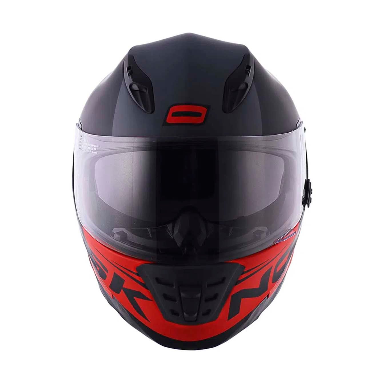 Capacete Norisk FF302 Manty Matte Black Red Capacete Norisk FF302 Manty Matte Black Red