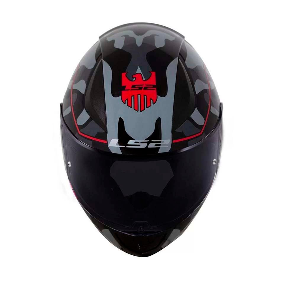 Capacete LS2 FF353 Rapid Bravado Grey Camo Red Capacete LS2 FF353 Rapid Bravado Grey Camo Red