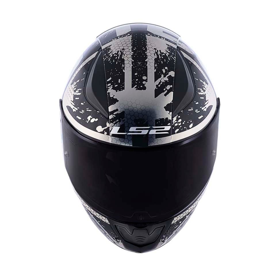 Capacete LS2 FF353 Rapid Spy Black Silver Capacete LS2 FF353 Rapid Spy Black Silver